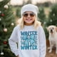 thumbnail image 1 of Sudadera con estampado de lazo de muñeco de nieve para niños, sudadera con capucha de polar de invierno para niños y niñas, ropa de manga larga, atuendo navideño para las fiestas, sudaderas, 1 of 5