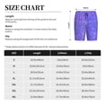 thumbnail image 3 of Honeii Purple Glitter Print Men's Pajama Sleepwear Shorts - a comfy pajama bottom and lounge short for Relaxed Home Wear-4X-Large, 3 of 6