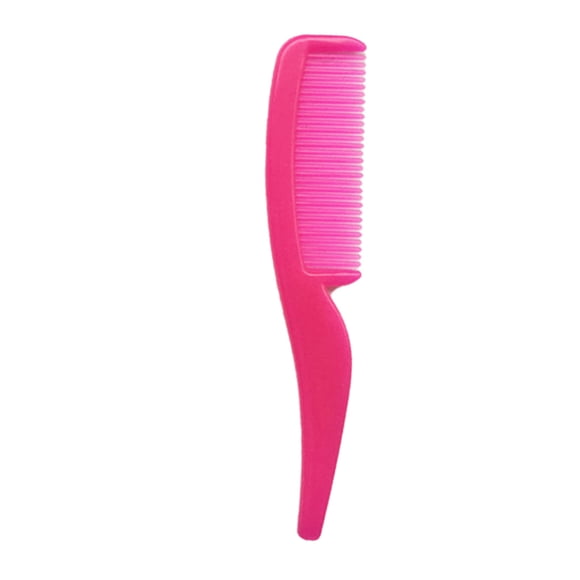 Qarigey Peines de plástico Accesorio profesional Herramientas de barbería Recortadora de barbero Cuidado del cabello rosa
