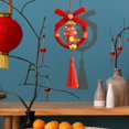 thumbnail image 5 of HILABEE 2024 Chinese New Year Hanging Decoration Charm Tassel Ornament Red Decorative Lucky Fu Character for Door Home Party Supplies B, 5 of 7