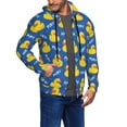 thumbnail image 3 of Zip Up Hoodies for Men - Game Style Cute Duck Long Sleeve Comfrt Men'S Fashion Hoodies & Sweatshirts, Jackets for Men Hoodies Pullover Clothing Clothes with Pouch, 3 of 5