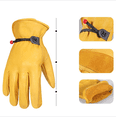 thumbnail image 1 of Guantes cálidos, guantes de ciclismo, guantes de carreras, guantes a prueba de viento, transpirables, antideslizantes, guantes de moto de chapa de esquí de carreras, amarillo M XianweiShao 8390605423406, 1 of 1