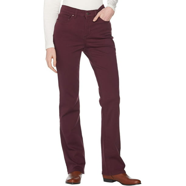 Brand - Denim & Co 5 Pocket Colored Slightly Bootcut Jeans A283148 ...