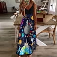 thumbnail image 4 of Space Universe Infographics Big Bang Sleeveless Dress party dresses woman summer women's dress elegant guest wedding dress, 4 of 6