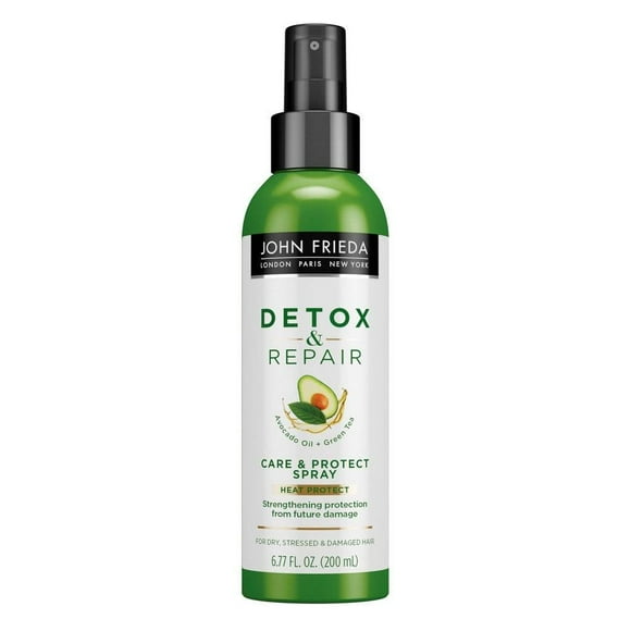 Tratamiento capilar John Frieda detox & repair aceite de aguacate y té verde 200 ml