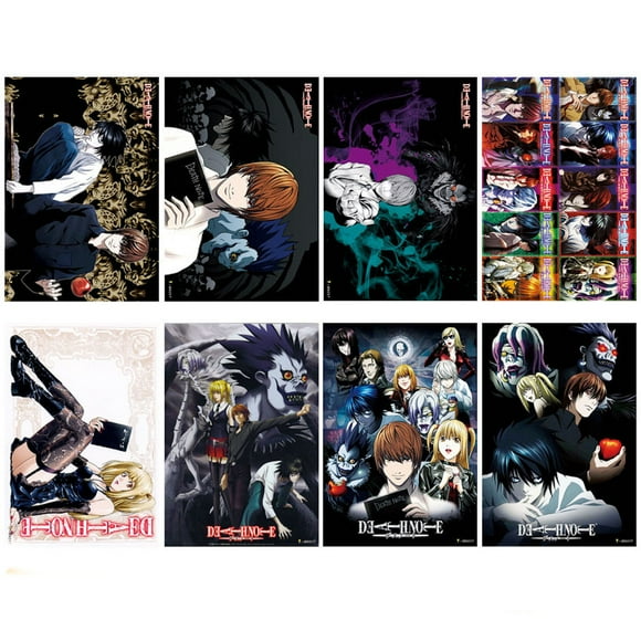 Póster para pared, 8 unidades, arte anime con Lot Deaths Notess