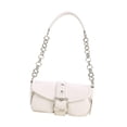 thumbnail image 4 of Bolso de hombro Yinane Monedero para teléfono Cierre de cremallera Blanco 22 cm x 11 cm x 9 cm, 4 of 8