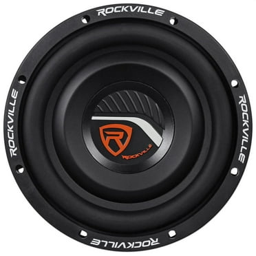 Rockville W8T4-S2 8" Shallow Mount 1000 Watt Slim Car Audio Subwoofer 2-Ohm Sub