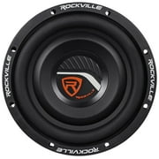 Rockville W8T4-S2 8" Shallow Mount 1000 Watt Slim Car Audio Subwoofer 2-Ohm Sub