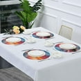 thumbnail image 7 of Lighthouse Pattern Round Placemats Washable Placemats Non-Slip Heat-Resistant Table Place Mats for Dining Kitchen Holiday Party Table 15.4"-4PCS Home Decor, 7 of 7