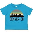 thumbnail image 3 of Inktastic Denver Colorado Skyline Vintage Boys or Girls Toddler T-Shirt, 3 of 5