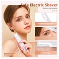 thumbnail image 3 of Rechargeable Sonic Dermaplane Razor for Women, 2-in-1 Facial Exfoliation & Peach Fuzz Removal, 3-Speed Tool with LED Light & 5 Refill Dermablades, 3 of 8