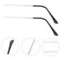 thumbnail image 3 of HLONK1 Pair Metal Glasses Replacement Temple Universal Eyeglasses Replacement Temple, 3 of 7