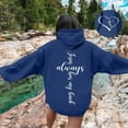 thumbnail image 2 of YUELONGHU Women Casual Hoodie V Neck Sweatshirt Women Women's Letter Print Hoodies Long Sleeved Hoodie with Pockets M, 2 of 4