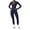 Navy, variant on TYGHBN Seamless Long Sleeve Zip Yoga Jumpsuit for Women High Waist Body Shaping Activewear Comfortable Fitness Outfit Yoga Wheel Cork Set Workout Tracksuit for Women Pocket Yoga Pants for Women Set