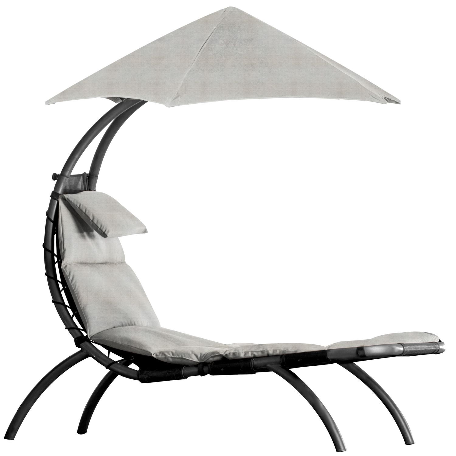 Vivere CS CR Dream Chair Poltrona Originale Relax - Rosso Ciliegia Con Base Cast Silver, Portata 120 Kg, Cuscino Incluso, Per Giardino E Terrazzo - 2