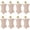 Cameo Brown, variant on 8 Pack Cocktail Table Covers 32x43 Inch Fitted Stretch Spandex Square Corners White Table Cover High Top Cocktail Round Tablecloth for Party, Wedding, Birthday, Banquet(White)