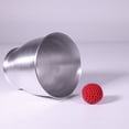 thumbnail image 3 of Magic Cup and Ball Set Fun Polished Aluminum Cup Knitted Ball Performance Prop, 3 of 10