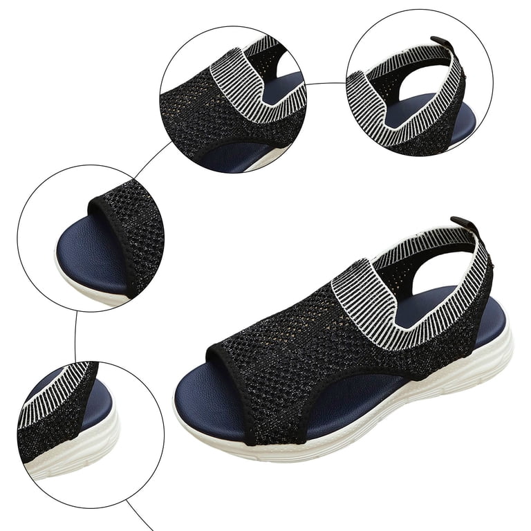 Rokment Athletic Walking Sandals for Women Comfortable Breathable