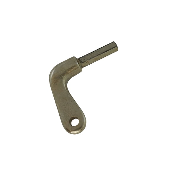 WRS 1/4" Hex Vent Lock Key for Custodial Locks - White Bronze