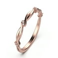 thumbnail image 2 of 0.08ct Radhe Ring 10K rose gold, 2 of 4