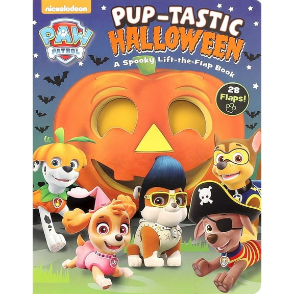 Pre-Owned Nickelodeon Paw Patrol: Pup-Tastic Halloween: A Spooky Lift-The-Flap Book (Board book) 0794439659 9780794439651