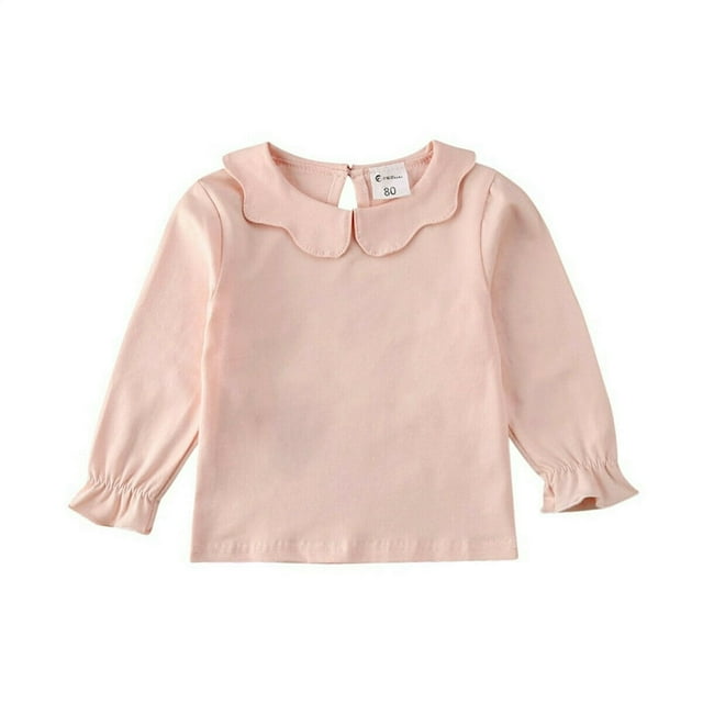 Toddler Girl Cotton Long Sleeve T-shirt