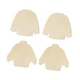 thumbnail image 4 of 40 piezas de recortes de madera sin terminar para suéteres, etiquetas de madera en , adornos colgantes para manualidades y decoración artística., 4 of 9