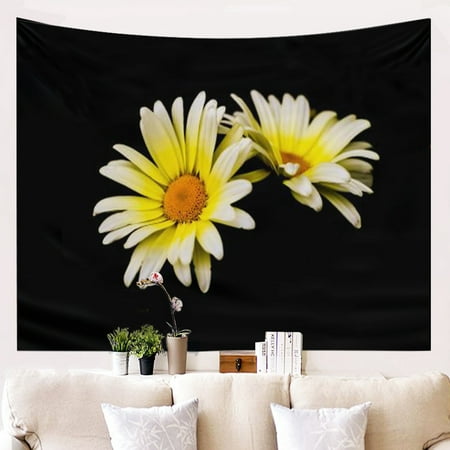 Modern Flower Printed Wall Tapestry Home Decoration Floral
