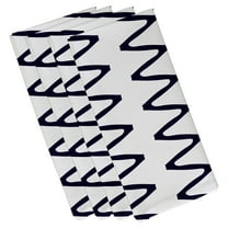 Simply Daisy 19" x 19" Zipped Geometric Print Napkin (Set of 4)