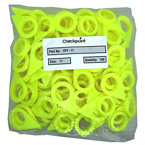 100 Yellow 21mm Loose Lug Nut Indicator Wheel Nut Check Indicators