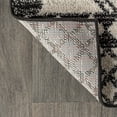 thumbnail image 6 of JONATHAN Y MOROCCAN HYPE 8' Square Area Rug, Amir Moroccan Beni Souk - Cream/Black, MOH200A-8SQ, 6 of 10