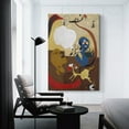 thumbnail image 3 of Posters Painter Joan Miró Dutch Interior II Abstract Wall Art Prints Photo Picture Painting Decor Decorative 20x30inch(50x75cm), 3 of 6