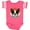 Football Pink and White, variant on Inktastic Boston Terrier Dog Retro Sunset Boys or Girls Baby Bodysuit