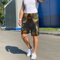 thumbnail image 6 of Logiee Forest Creek Cute Dog Print Men's Pajama Shorts with Drawstring & Pockets,Sleep Shorts for Men,Sleepwear Bottoms,Elastic Waistband Loungewear-X-Large, 6 of 6