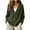 Army Green Tops, variant on Qgtaibl Womens Button Down Blouse Corduroy V Neck Long Sleeve Shacket Jackets Fall Loose Fit Casual Cardigan Tops Army Green S
