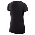 thumbnail image 3 of Women's G-III 4Her by Carl Banks Black Oklahoma City Thunder Super-Slim Fit Lightweight Team Name Collage Graphic V-Neck, 3 of 3