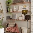 thumbnail image 4 of Kiven Dimmable Clip-on Desk Lamp, 1-Light Rattan Nightstand Lamp with Flexible Arm, 8.2FT Plug in Cord, Decorative Clamp Lamp for Office Home Bookshelf Bedside E26 Sokcet DZ0318-2, 4 of 6