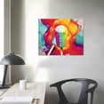 thumbnail image 3 of GOSMITH  Food and Cuisine Wall Art Canvas Prints 'Sweet Rainbow' Ice Cream and Milkshakes Home Décor, Red, Yellow, 3 of 4