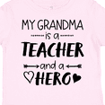 thumbnail image 4 of Inktastic My Grandma is a Teacher and a Hero Boys or Girls Toddler T-Shirt, 4 of 5