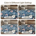 thumbnail image 7 of ODIKA 6'x9' Washable Area Rug Non-Slip, Easy Care, Scatter Decorative Wildflower Vintage Distressed Border Boho for Family Room, Living Room, Master Bedroom, 7 of 7