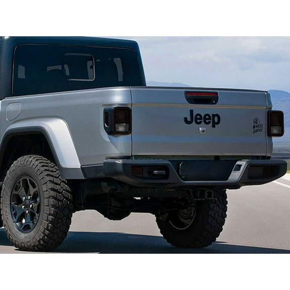 Rvinyl Tail Light Tint Covers Compatible with Jeep Gladiator 2020-2025 (Sport, S) - Matte Smoke