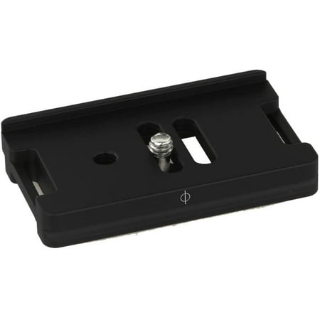 Haoge PQR-70L - Piastra universale a sgancio rapido, 70 mm, con flangia fissa per treppiedi, testa a sfera, morsetto per Arca Swiss