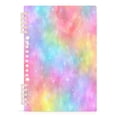 thumbnail image 2 of Wirebound Notebook Hardcover Spiral Notebooks Pastel Rainbow Tie-dye, 60 Pages, 80 GSM, 5.7 x 8.3in, 2 of 7