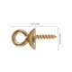 thumbnail image 2 of GOOHOCHY 50Ud Ojo Tornillo Acero Inoxidable Dorado Ideales Para Manualidades, 2 of 6