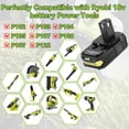 thumbnail image 3 of 3.0Ah for Ryobi 18V Lithium-ion Battery P108 P103 P104 P105 P107 P102 P109 P122 Cordless Power Tools 1 Pack, 3 of 9