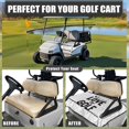 thumbnail image 3 of Whosucclay LOVE TO GOLF Multiple Storage Pockets Golf Cart Seat Cover 4 Storage Pockets for Yamaha EZGO Club Car Icon, Thick Golf Cart Seat Protector, 3 of 4
