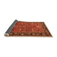 thumbnail image 2 of Ahgly Company Indoor Square Oriental Orange Industrial Area Rugs, 4' Square, 2 of 4