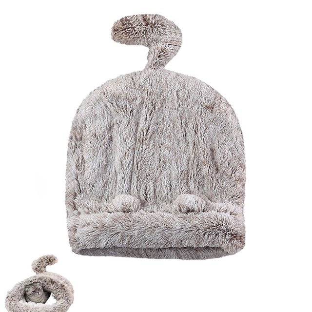 Sac de Couchage Autochauffant pour Chat d'Intérieur, Sac d'Hiver Douillet, Lit pour Chiots