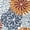 Orange/Blue/Cream, variant on JONATHAN Y AMALFI COAST 2 x 8 Runner Rug, Crisantemo Floral - Orange/Blue/Cream, AMC108A-28
